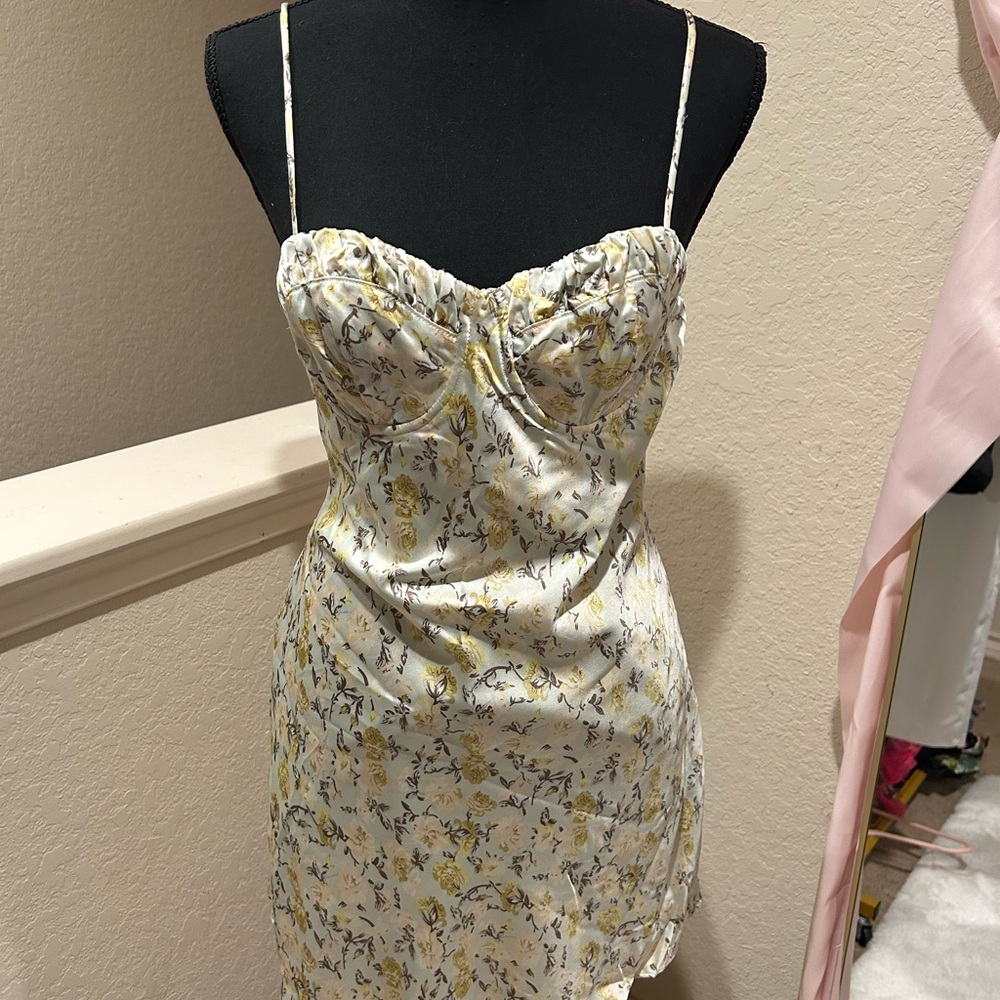 Cotton Candy Floral Print Dress